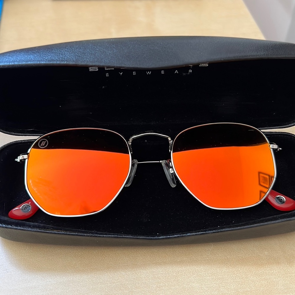 Blenders red lens sunglasses